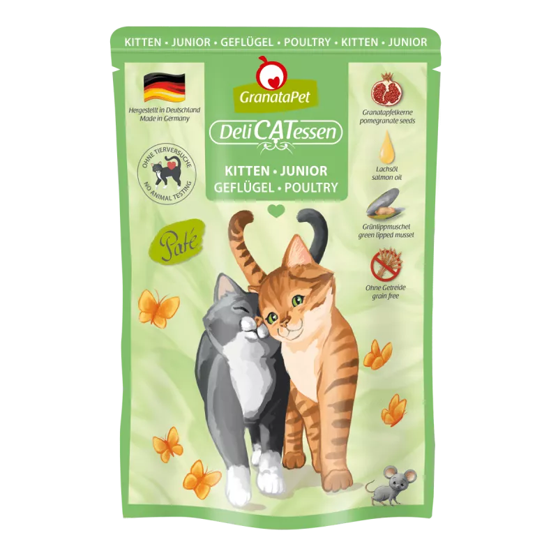 Delicatessen Pouch Kitten Geflügel 85 g